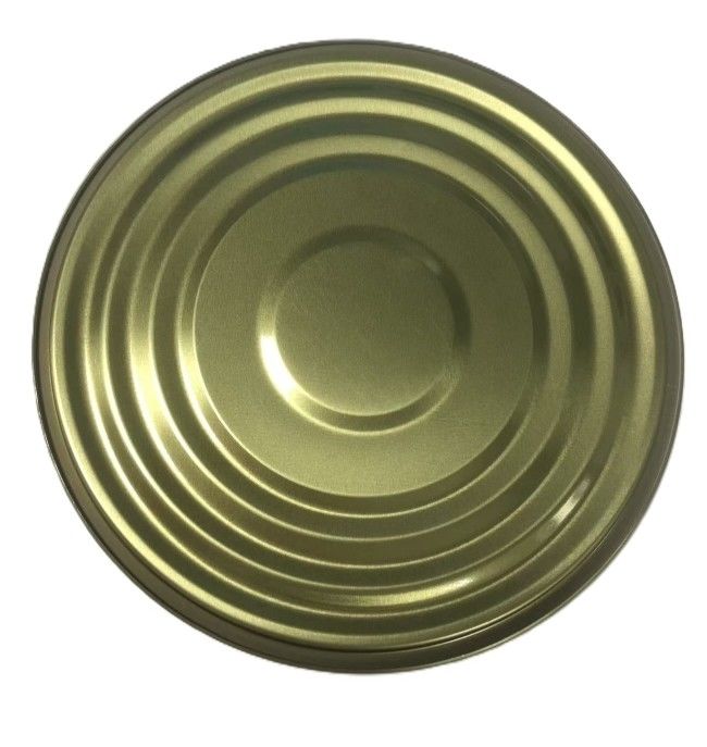 खाल के छोर 603D 153mm टिन प्लेट ढक्कन के लिए टिन डिब्बे खाद्य ग्रेड के लिए पाउडर खाद्य