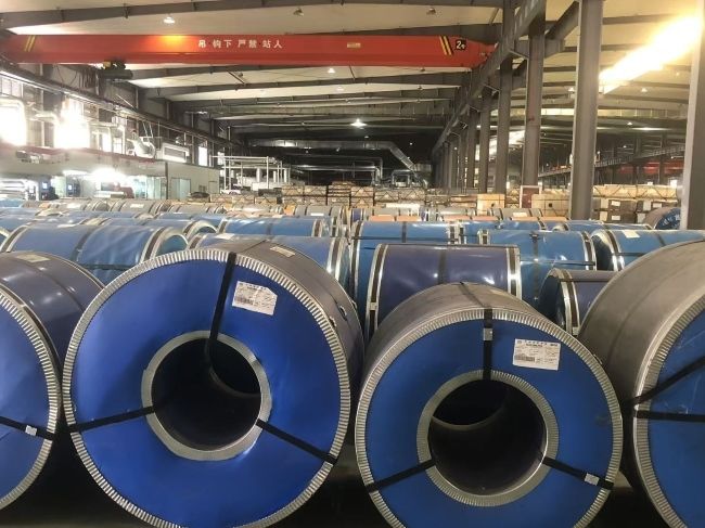 प्रीमियम DR8 TH435 दूध पाउडर पैकेजिंग के लिए इलेक्ट्रोलाइटिक टिन प्लेट - 865 मिमी चौड़ाई खाद्य ग्रेड कॉइल